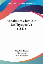 Annales De Chimie Et De Physique V1 (1841), Gay-Lussac Mm.