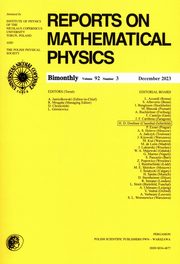 Reports on Mathematical Physics 92/3 Eksport, 