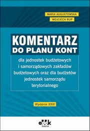 Komentarz do planu kont, Augustowska Maria, Rup Wojciech