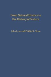 From Natural History to the History of Nature, 