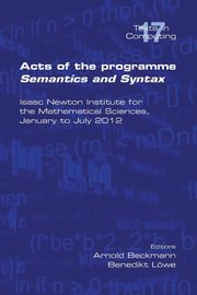 Acts of the Progamme Sematics and Syntax, 