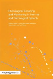 ksiazka tytu: Phonological Encoding and Monitoring in Normal and Pathological Speech autor: 