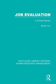 Job Evaluation, Livy Bryan