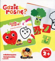 ksiazka tytu: CzuCzu Gdzie rosn? Edukacyjna ksieczka + puzzle autor: 