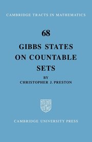 Gibbs States on Countable Sets, Preston Christopher J.