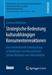 Strategische Bedeutung kulturabhngiger Konsumentenreaktionen, Hehlmann Corinna
