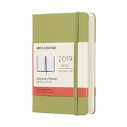 ksiazka tytu: Kalendarz 2019 dzienny Moleskine 12M P  twarda oprawa, lichen green autor: 