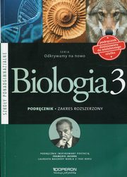 ksiazka tytu: Odkrywamy na nowo Biologia 3 Zakres rozszerzony autor: Kaczmarek Dawid, Michalik Anna, Falkowski Tomasz