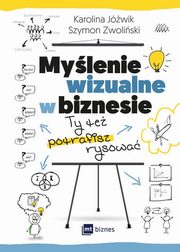 ksiazka tytu: Mylenie wizualne w biznesie autor: Jwik Karolina, Zwoliski Szymon