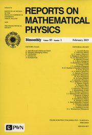 Reports on Mathematical Physics 83/1, 