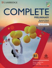 Complete Preliminary Student's Book without Answers with Online Practice, Heyderman Emma, May Peter