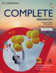 ksiazka tytu: Complete Preliminary Student's Book with Answers with Online Workbook autor: May Peter, Heyderman Emma