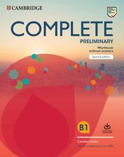 Complete Preliminary Workbook without Answers with Audio Download, Cooke Caroline