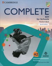 Complete Key for Schools Teacher's Book with Downloadable Class Audio and Teacher's Photocopiable Worksheets, Fricker Rod, McKeegan David