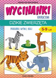 Wycinanki edukacyjne Dzikie zwierzta, Guzowska Beata