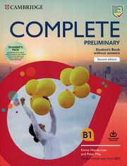 ksiazka tytu: Complete Preliminary Student's Book Pack (SB wo Answers w Online Practice and WB wo Answers w Audio Download) autor: May Peter, Heyderman Emma