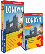 Londyn 3w1 przewodnik + atlas + mapa, Moczyska Joanna, Galek-Tanaka Maria