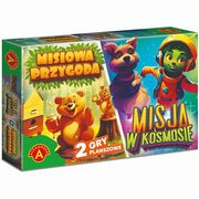 Misiowa przygoda Misja w Kosmosie Rodzinna gra planszowa, 
