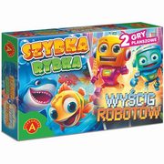 Szybka rybka Wycig robotw Rodzinna gra planszowa, 