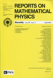 Reports on Mathematical Physics 83/2 Polska, Praca zbiorowa