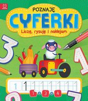 ksiazka tytu: Poznaj cyferki Licz, rysuj i naklejam autor: 