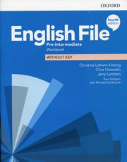 ksiazka tytu: English File Pre-Intermediate Workbook without key autor: 