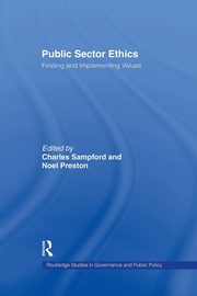 Public Sector Ethics, 