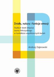 rda, natura i funkcje emocji., Dbrowski Andrzej