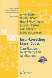Error-Correcting Linear Codes, Betten Anton