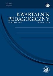 ksiazka tytu: Kwartalnik Pedagogiczny 2019/1 (251) autor: 