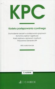 ksiazka tytu: Kodeks postpowania cywilnego autor: 