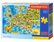 Puzzle 100 Mapa Europy, 