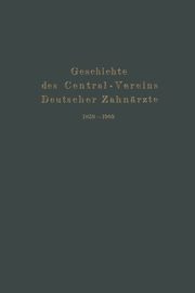 Geschichte Des Central-Vereins Deutscher Zahnarzte 1859-1909, Parreidt Julius