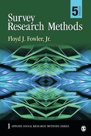 Survey Research Methods, Jr Fowler Floyd J