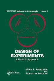 Design of Experiments, Anderson Virgil L.