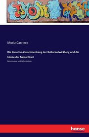 Die Kunst im Zusammenhang der Kulturentwicklung und die Ideale der Menschheit, Carriere Moriz