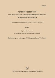 Bestimmung Von Leistung Und Wirkungsgrad Eines Ventilators, Bommes Leonhard