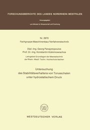Untersuchung des Stabilittsverhaltens von Torusschalen unter hydrostatischem Druck, Panajotopoulos Georg