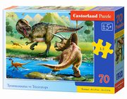 Puzzle 70 Tyrannosaurus vs Triceratops, 