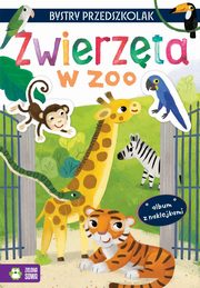 Bystry przedszkolak Album z naklejkami Zwierzta w zoo, Osuchowska Zuzanna