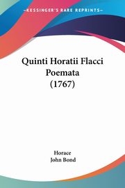 Quinti Horatii Flacci Poemata (1767), Horace