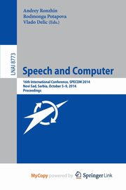 Speech and Computer, 