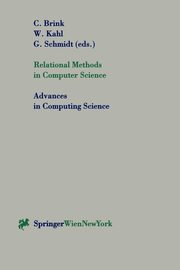 Relational Methods in Computer Science, 