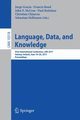 Language, Data, and Knowledge, 