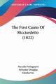 The First Canto Of Ricciardetto (1822), Forteguerri Niccolo