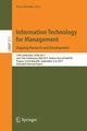 Information Technology for Management. Ongoing Research and Development, 