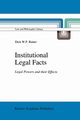 Institutional Legal Facts, Ruiter D.W.