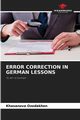 ERROR CORRECTION IN GERMAN LESSONS, Ozodakhon Khasanova