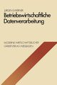 Betriebswirtschaftliche Datenverarbeitung, Werner Jrgen S.