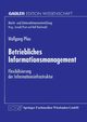 Betriebliches Informationsmanagement, Pfau Wolfgang